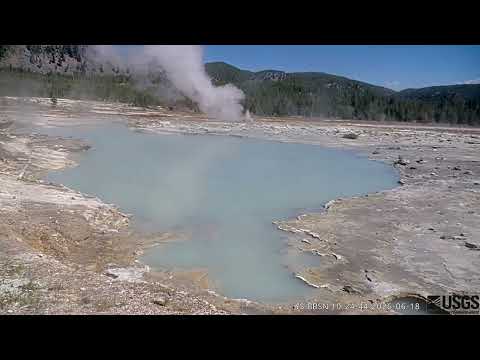 Biscuit Basin hydrothermal eruption caught on camera thumbnail