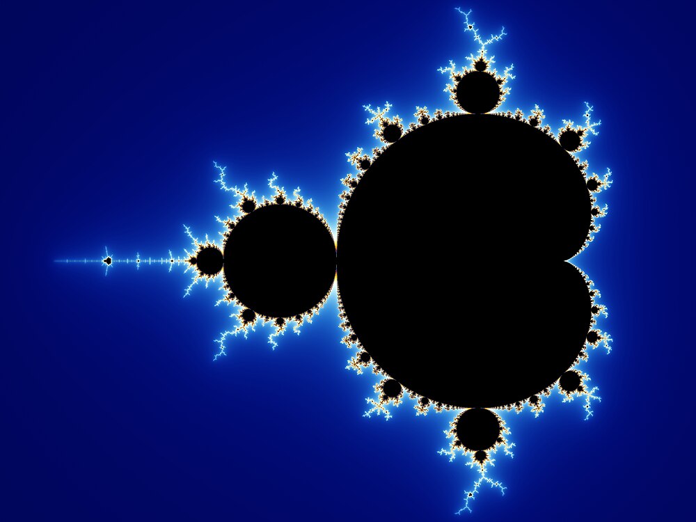 Mandelbrot kümesi fraktalı: öz-benzerlik ve sonsuz yapı detayı