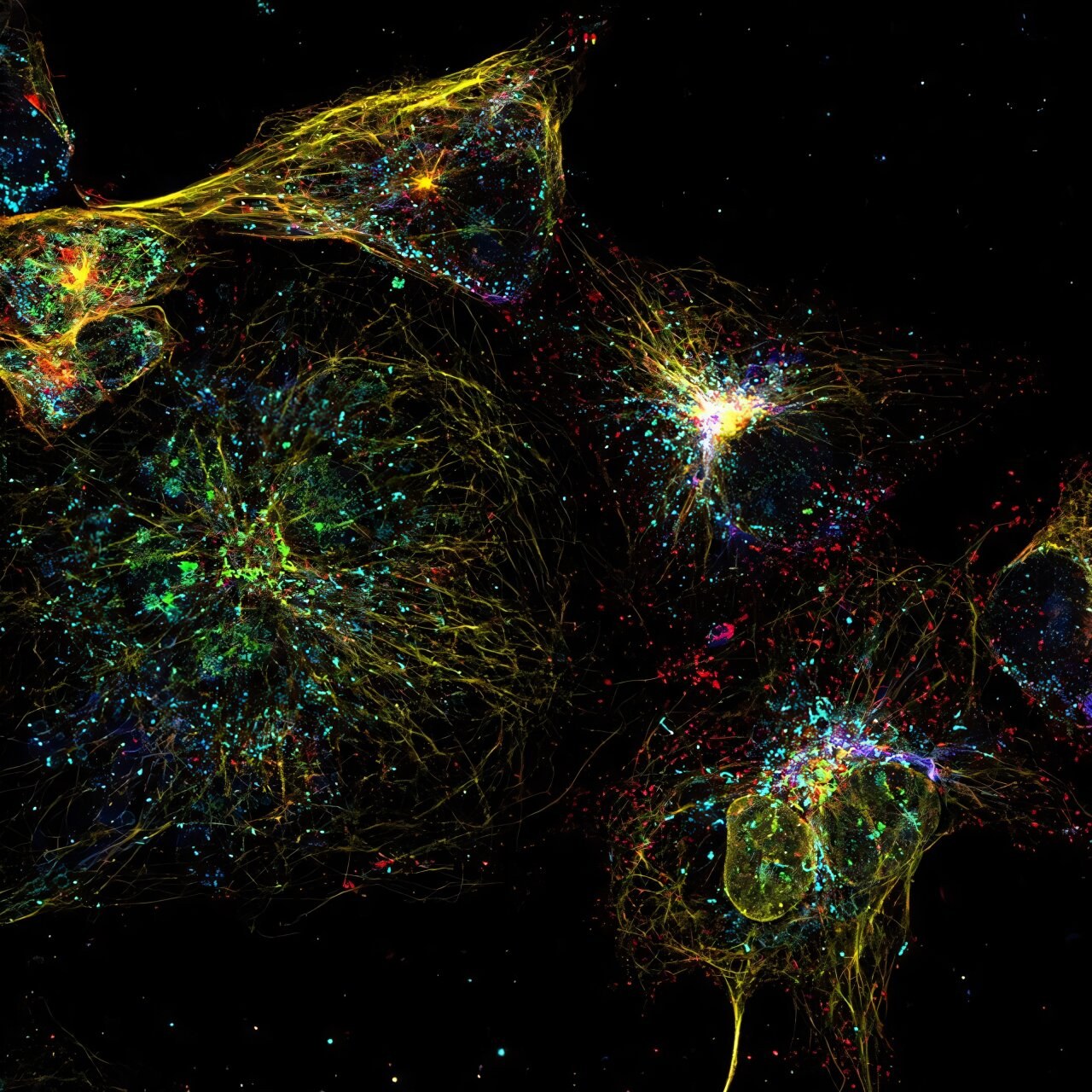 Fluorescence timing identifies eight proteins in one cell with a single staining step