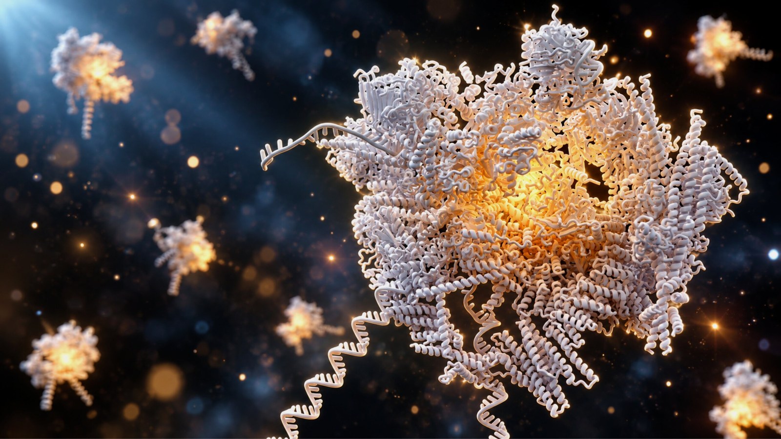 Snapshots reveal key molecular machine in tropical parasites at near-atomic resolution