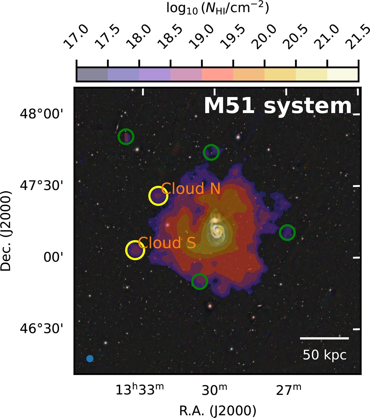 FAST finds two mysterious hydrogen clouds with no visible stars