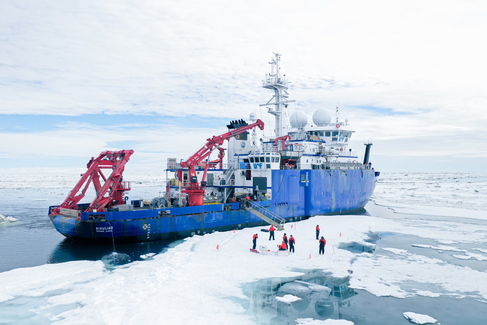 Currents in an Arctic sea accelerate the sinking of carbon-carrying phytoplankton