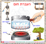 Heat Transfer 08 with Binyamin Geva Border Style 02 - Ashur Cherry
