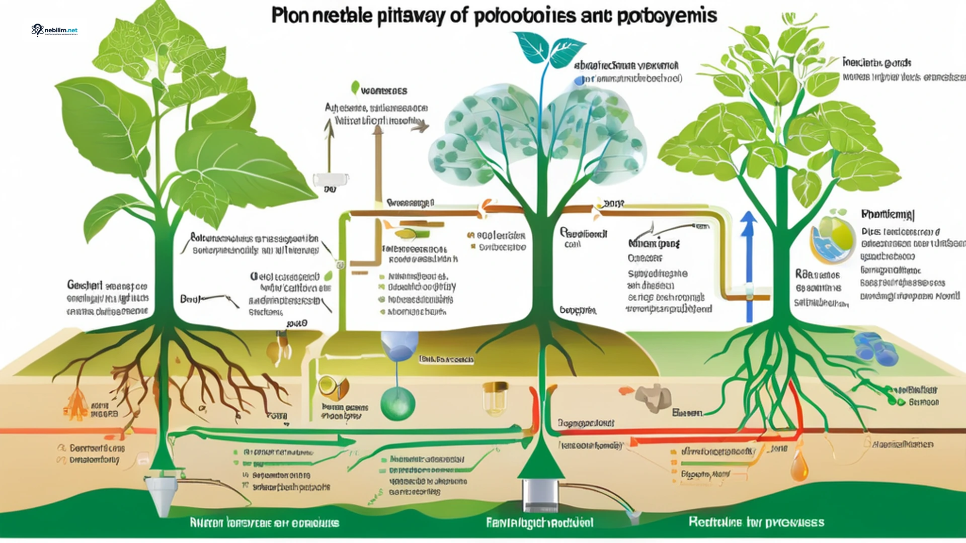 Fotosentez: Evolutionary relationships among photosynthetic prokaryotes (Heliobacterium chlorum, Chl - Infographic