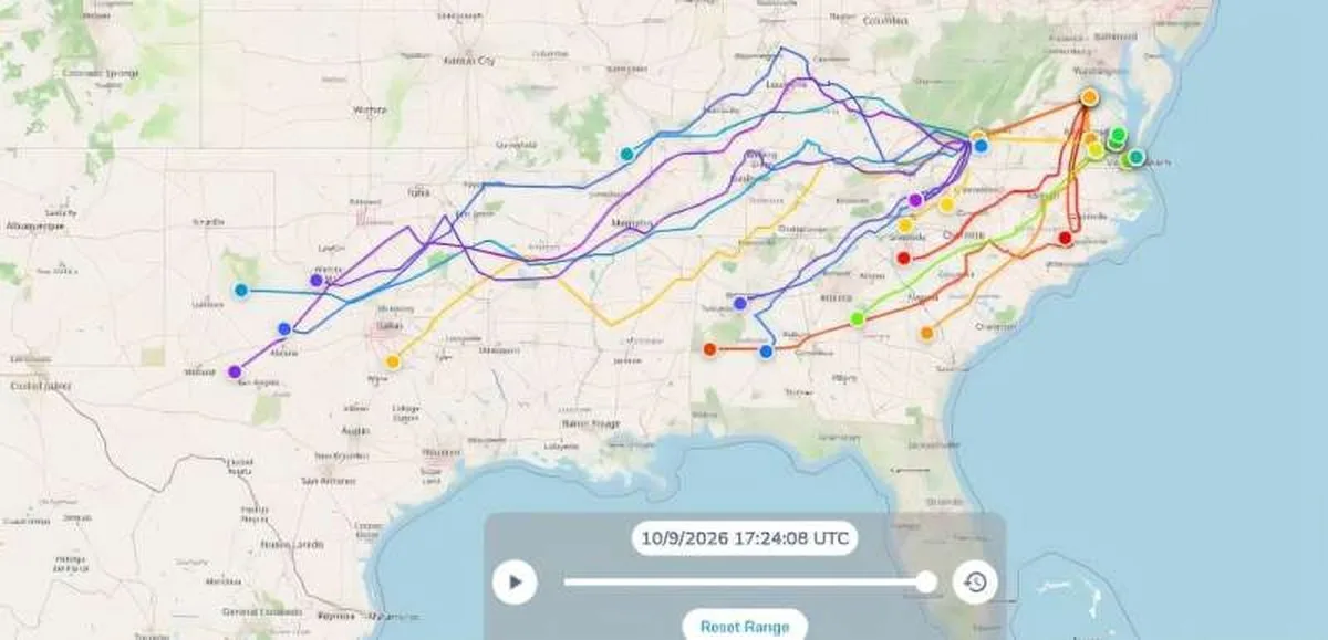 Monarchs report their locations via… cell phone?