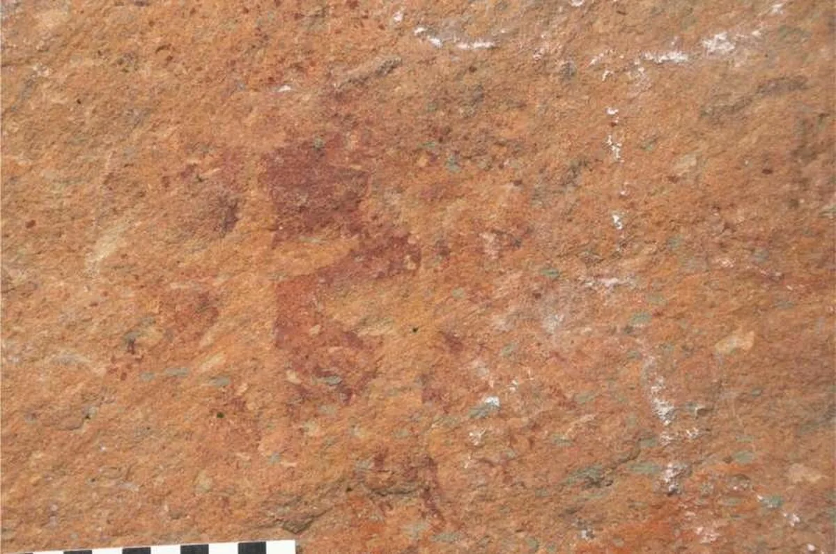 Researchers identify southern Africa's first known stenciled rock art hiding in plain sight
