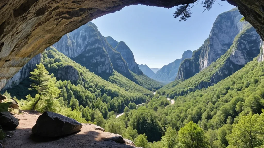 Doğal Karstik Kanyon ve Mağara Girişi Ekosistemi