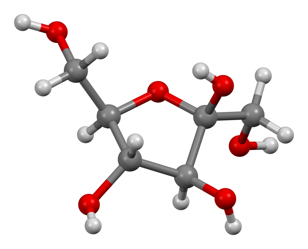 Beta-D-fructofuranose-from-xtal-view-1-3D-bs-17