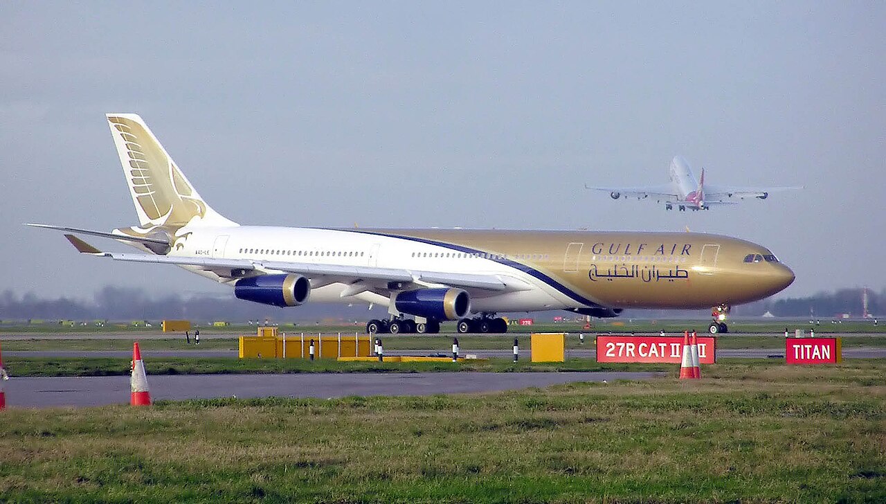 Gulf Air'e ait bir A340